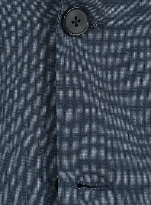 Napolean Fine Blue Wool Suit - StudioSuits