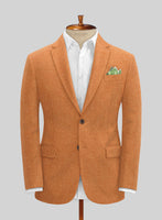 Naples Cocktail Orange Tweed Suit - StudioSuits