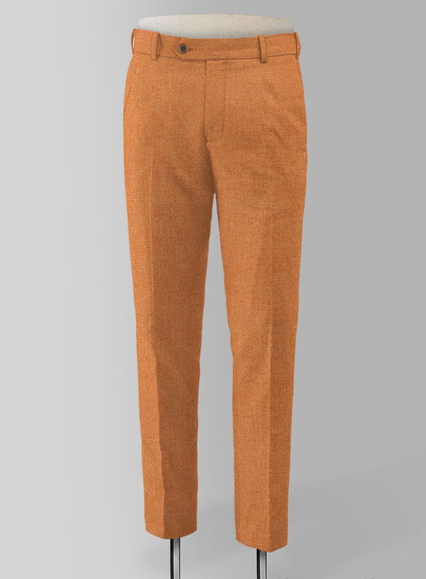 Naples Cocktail Orange Tweed Suit - StudioSuits