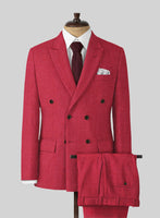 Naples Coral Pink Tweed Suit - StudioSuits