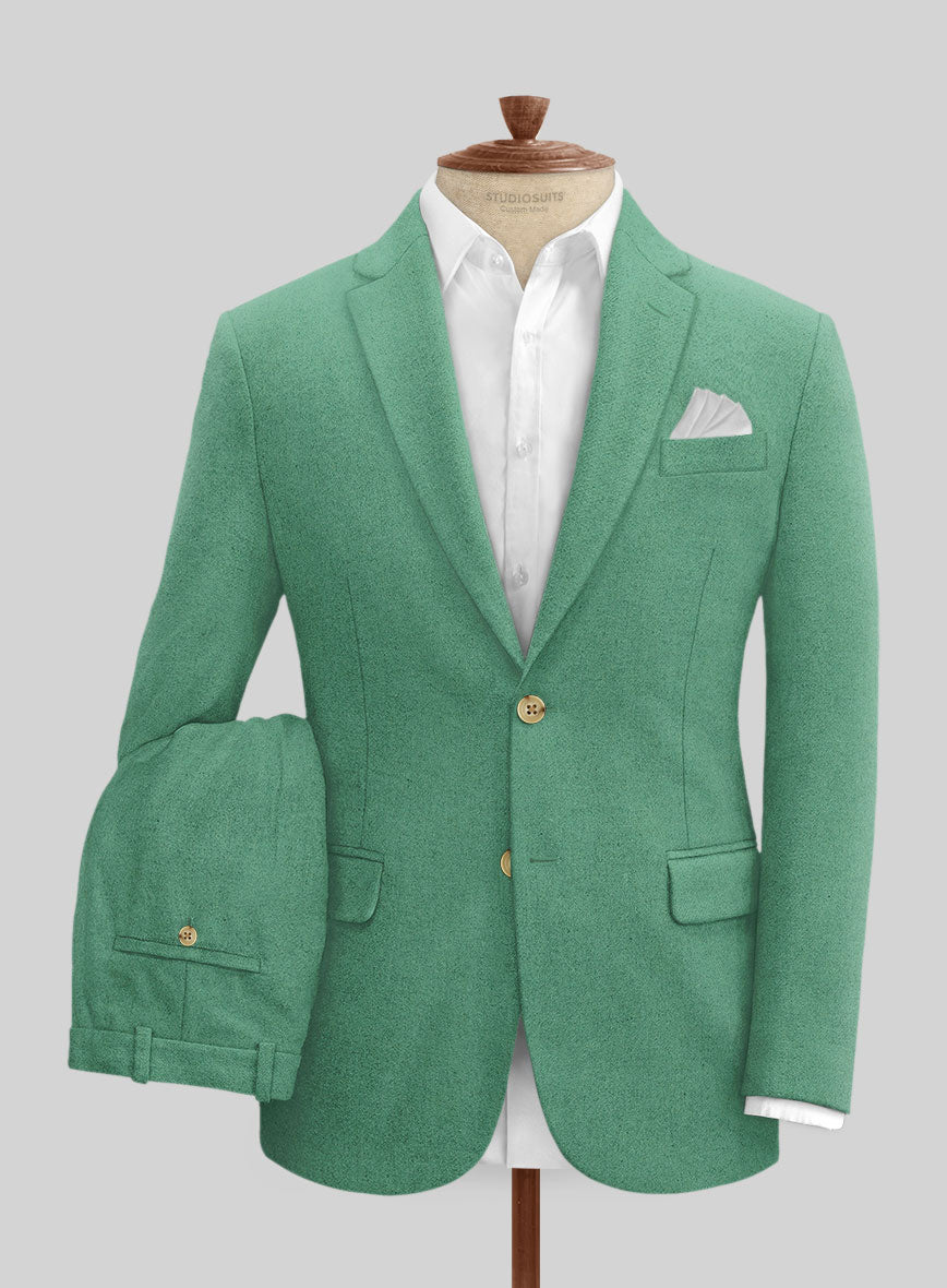 Naples Derby Green Tweed Suit - StudioSuits