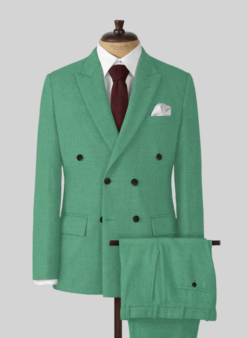 Naples Derby Green Tweed Suit - StudioSuits