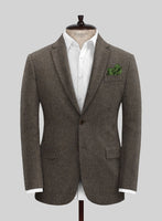 Naples Dark Brown Tweed Jacket - StudioSuits