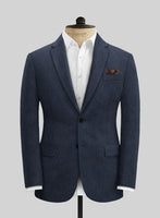 Naples Dark Indigo Tweed Jacket - StudioSuits