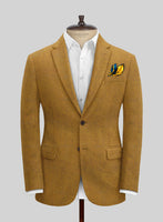 Naples English Mustard Tweed Jacket - StudioSuits