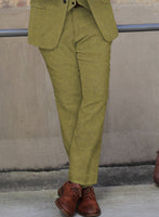 Naples Festa Green Tweed Pants - StudioSuits