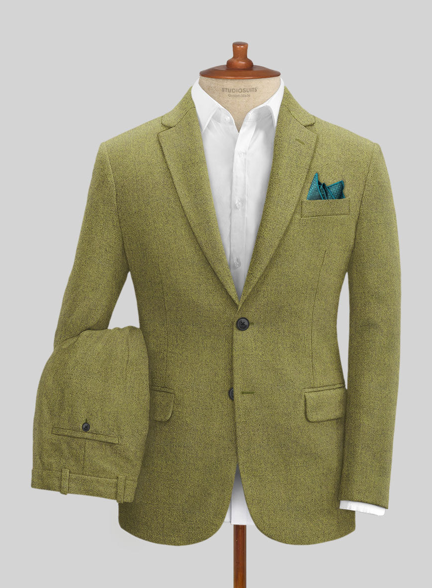 Naples Festa Green Tweed Suit - StudioSuits