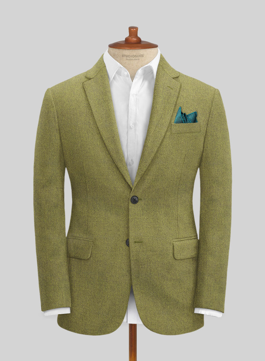 Naples Festa Green Tweed Suit - StudioSuits