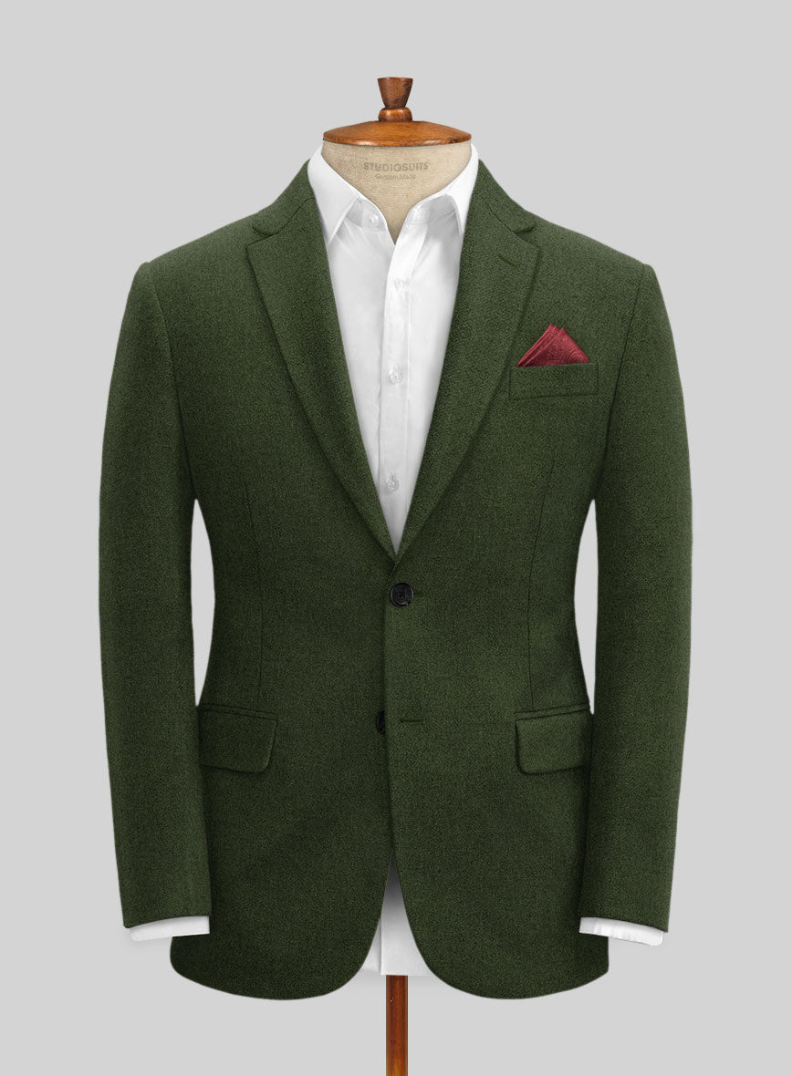 Naples Forest Green Tweed Jacket – StudioSuits