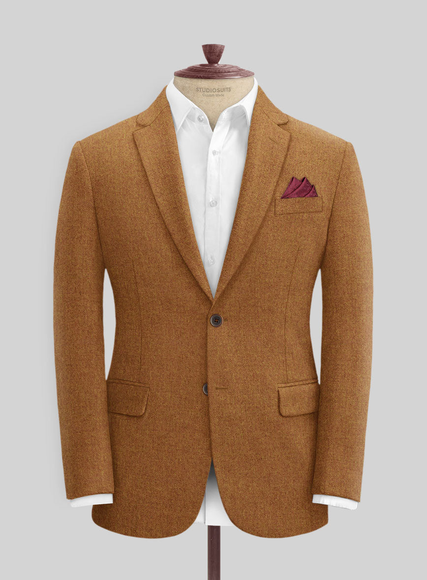 Naples Gold Castle Tweed Jacket - StudioSuits