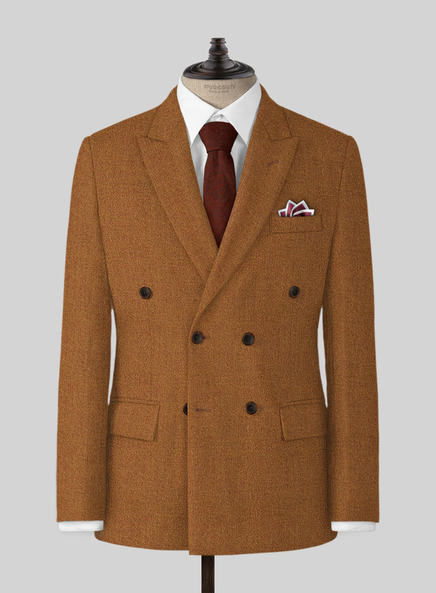 Naples Gold Castle Tweed Jacket - StudioSuits