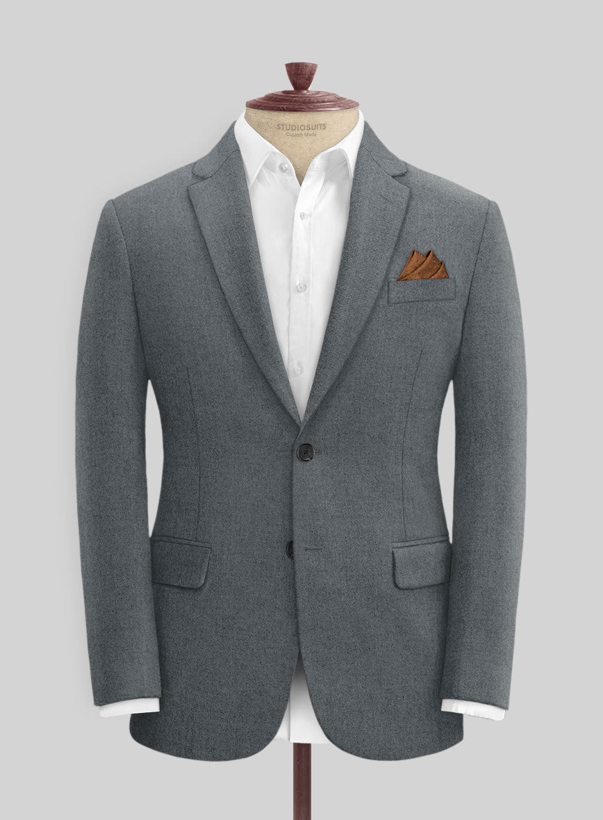 Naples Gray Tweed Suit - StudioSuits