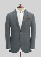 Naples Gray Tweed Suit - StudioSuits