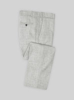 Naples Ice Gray Tweed Pants - StudioSuits