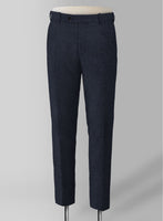 Naples Jet Blue Tweed Pants - StudioSuits