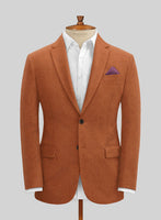 Naples Maitai Orange Tweed Jacket - StudioSuits