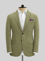 Naples Martini Green Tweed Jacket - StudioSuits