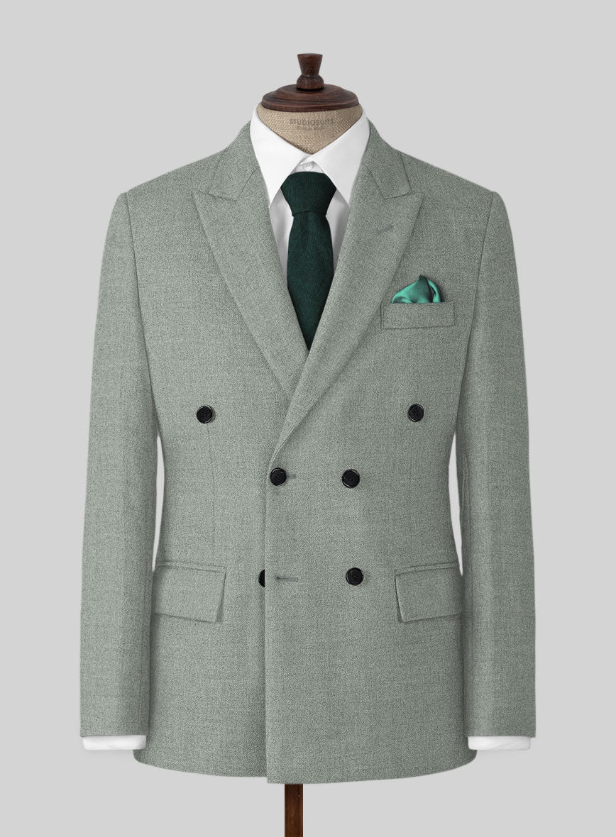Naples Mid Gray Tweed Jacket - StudioSuits