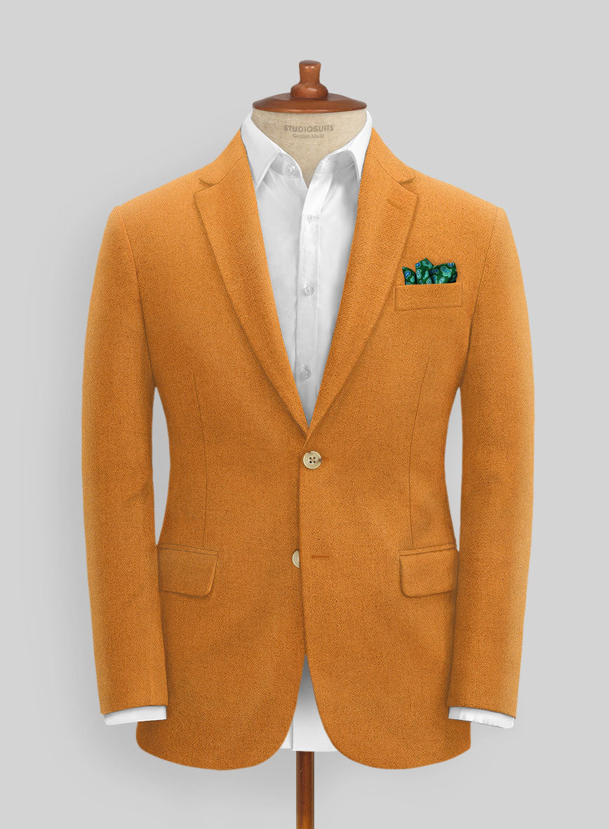 Naples Mustard Tweed Jacket - StudioSuits