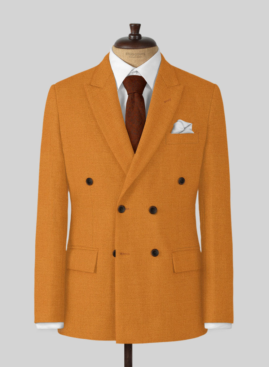 Naples Mustard Tweed Jacket - StudioSuits