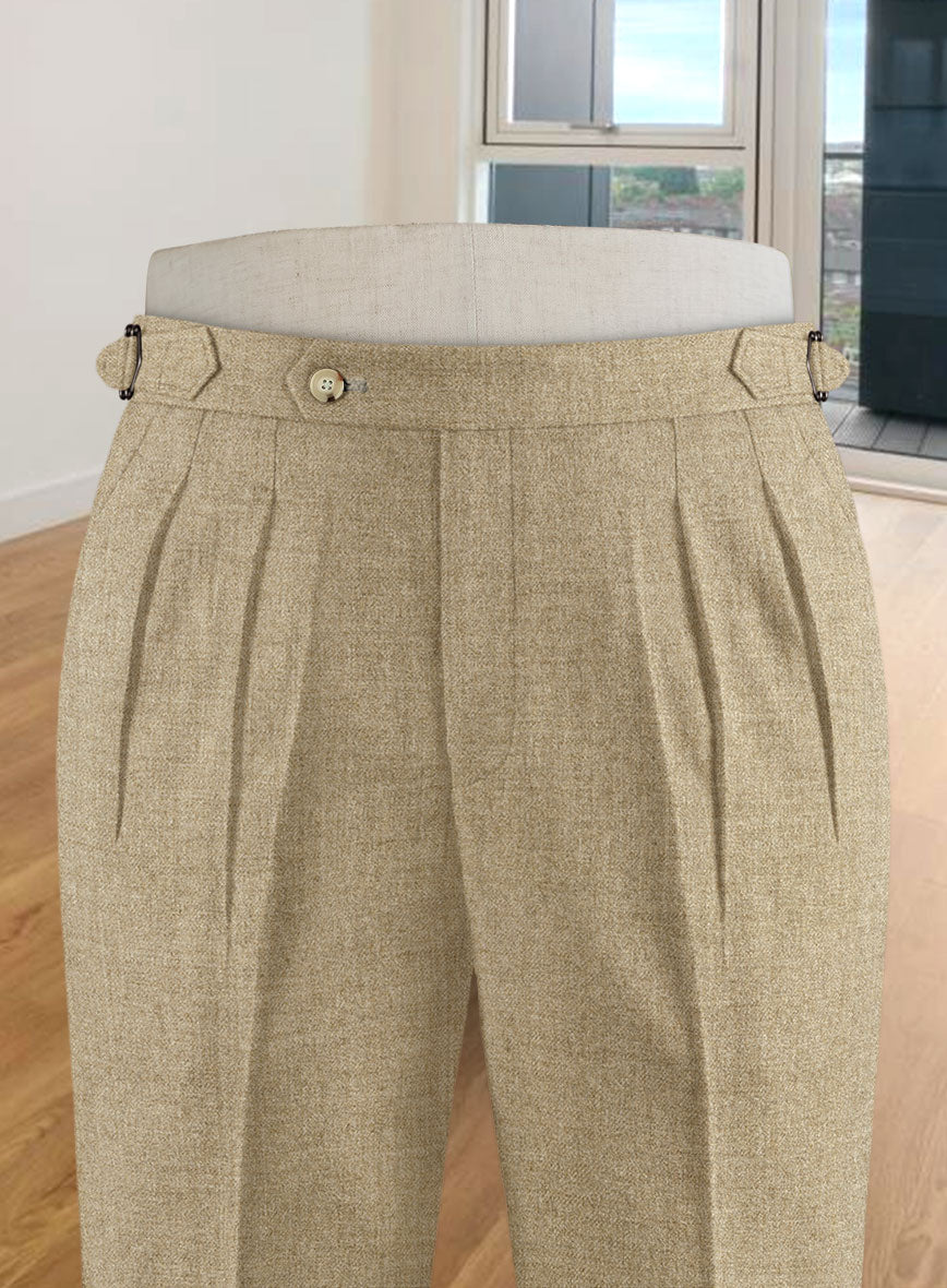 Naples Pine Tweed Highland Tweed Trousers - StudioSuits