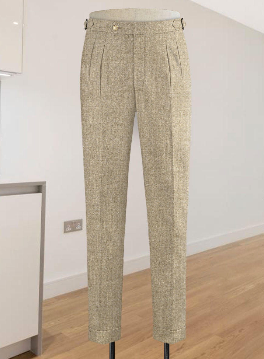 Naples Pine Tweed Highland Tweed Trousers - StudioSuits