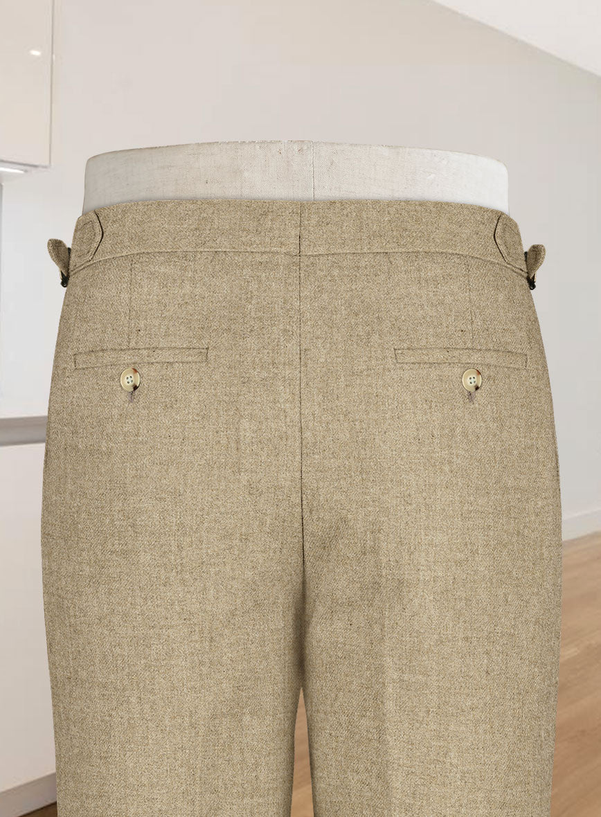 Naples Pine Tweed Highland Tweed Trousers - StudioSuits