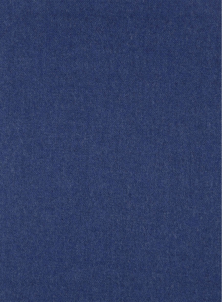 Naples Powder Blue Highland Tweed Trousers - StudioSuits