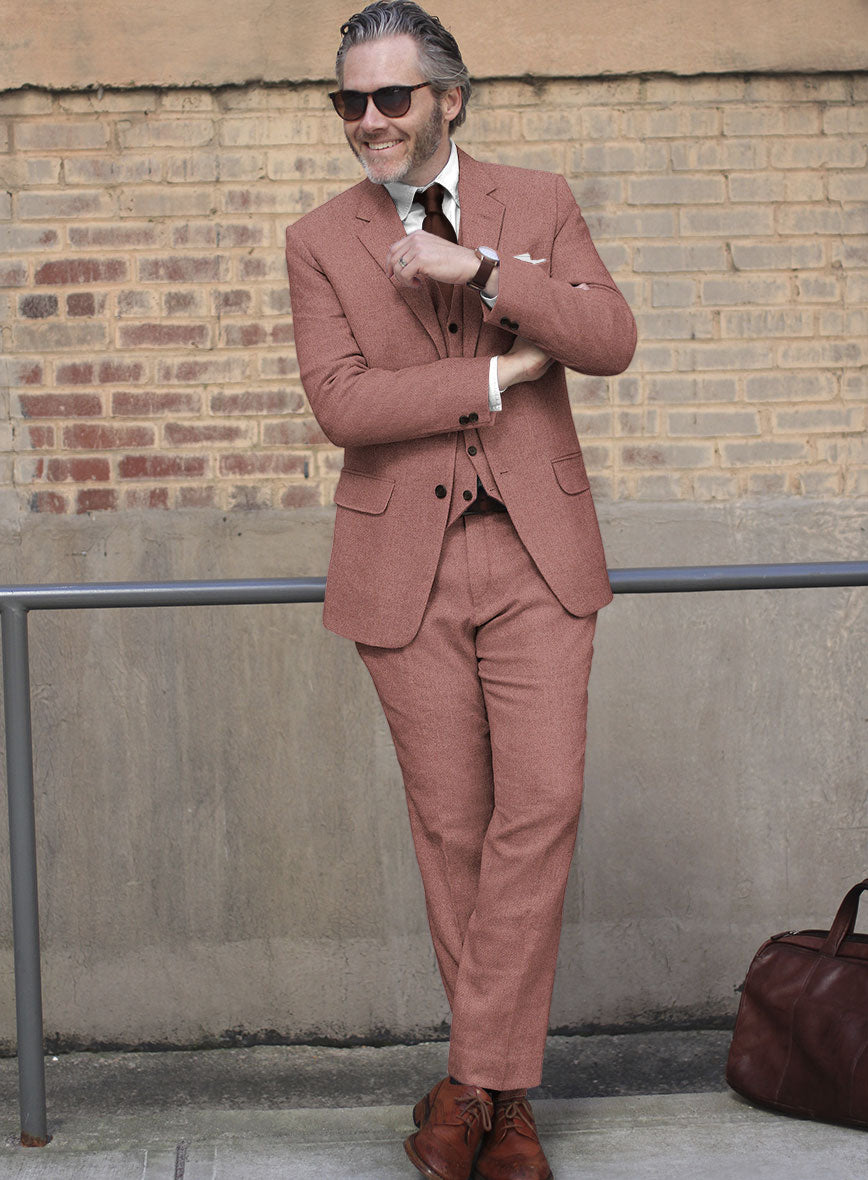 Naples Quartz Pink Tweed Suit - StudioSuits