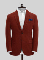 Naples Raw Red Tweed Suit - StudioSuits