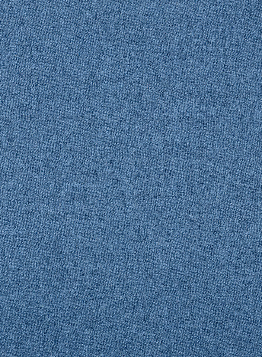 Naples Saga Blue Tweed Pants - StudioSuits