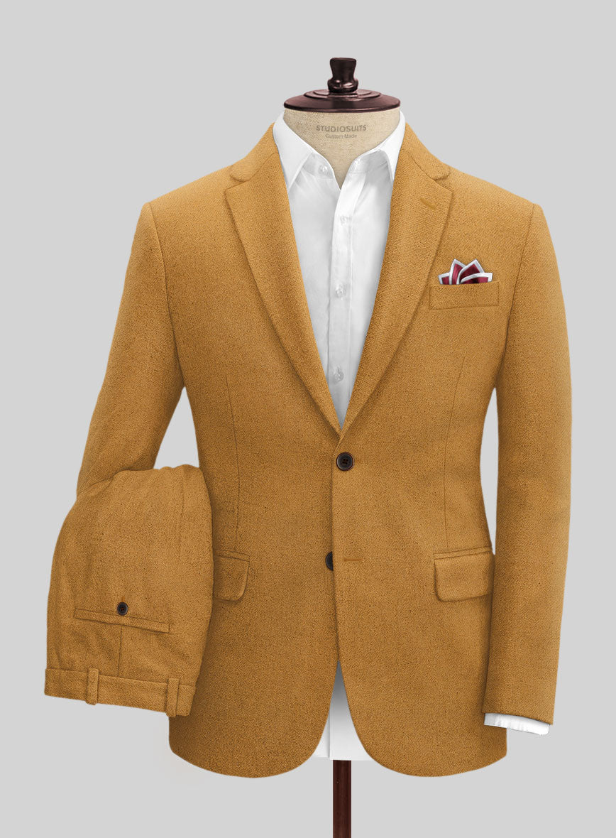 Naples Yellow Tweed Suit - StudioSuits