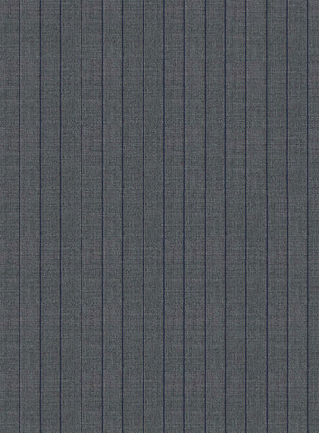 Napolean Kara Stripe Gray Wool Jacket - StudioSuits