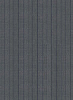 Napolean Kara Stripe Gray Wool Jacket - StudioSuits