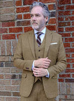 Naples Melange Brown Tweed Suit - StudioSuits