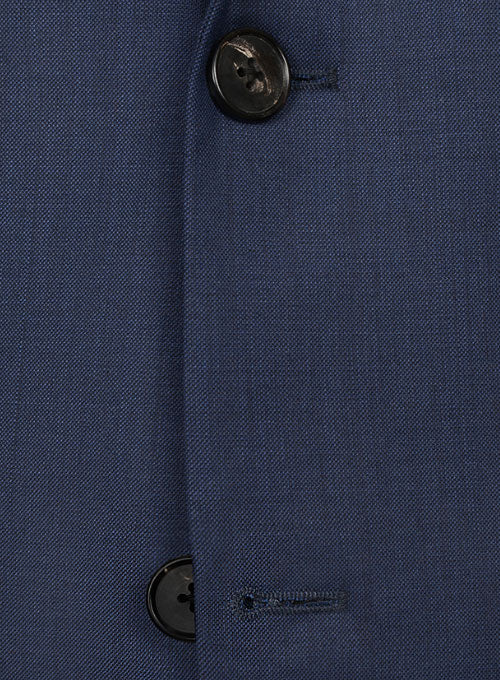 Napolean Mimosa Blue Wool Suit - StudioSuits