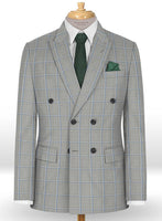 Napolean Aria Light Gray Wool Jacket - StudioSuits