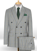 Napolean Aria Light Gray Wool Suit - StudioSuits