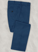 Napolean Casa Blue Wool Pants - StudioSuits