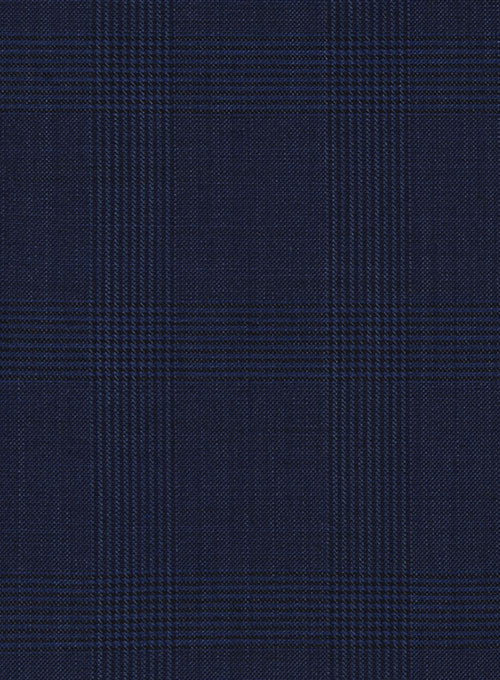 Napolean Charles Blue Wool Jacket - StudioSuits