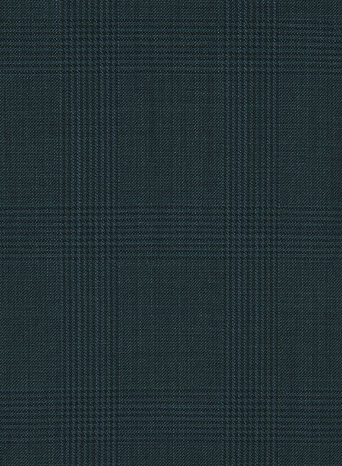 Napolean Gun Blue Wool Suit - StudioSuits