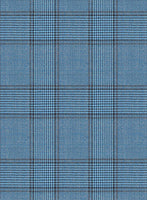 Napolean Corro Blue Wool Pants - StudioSuits