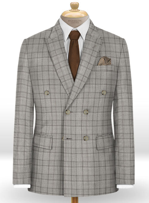 Napolean Corro Gray Wool Jacket - StudioSuits