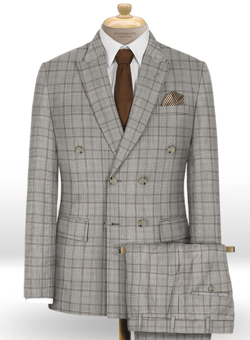 Napolean Corro Gray Wool Suit - StudioSuits