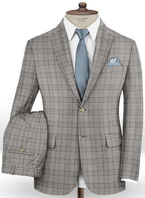 Napolean Corro Gray Wool Suit - StudioSuits