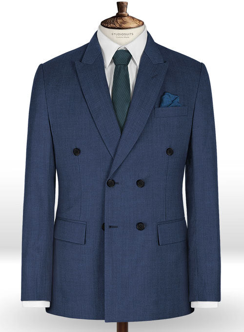 Napolean Cosmo Blue Wool Suit - StudioSuits