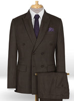 Napolean Dark Brown Wool Suit - StudioSuits