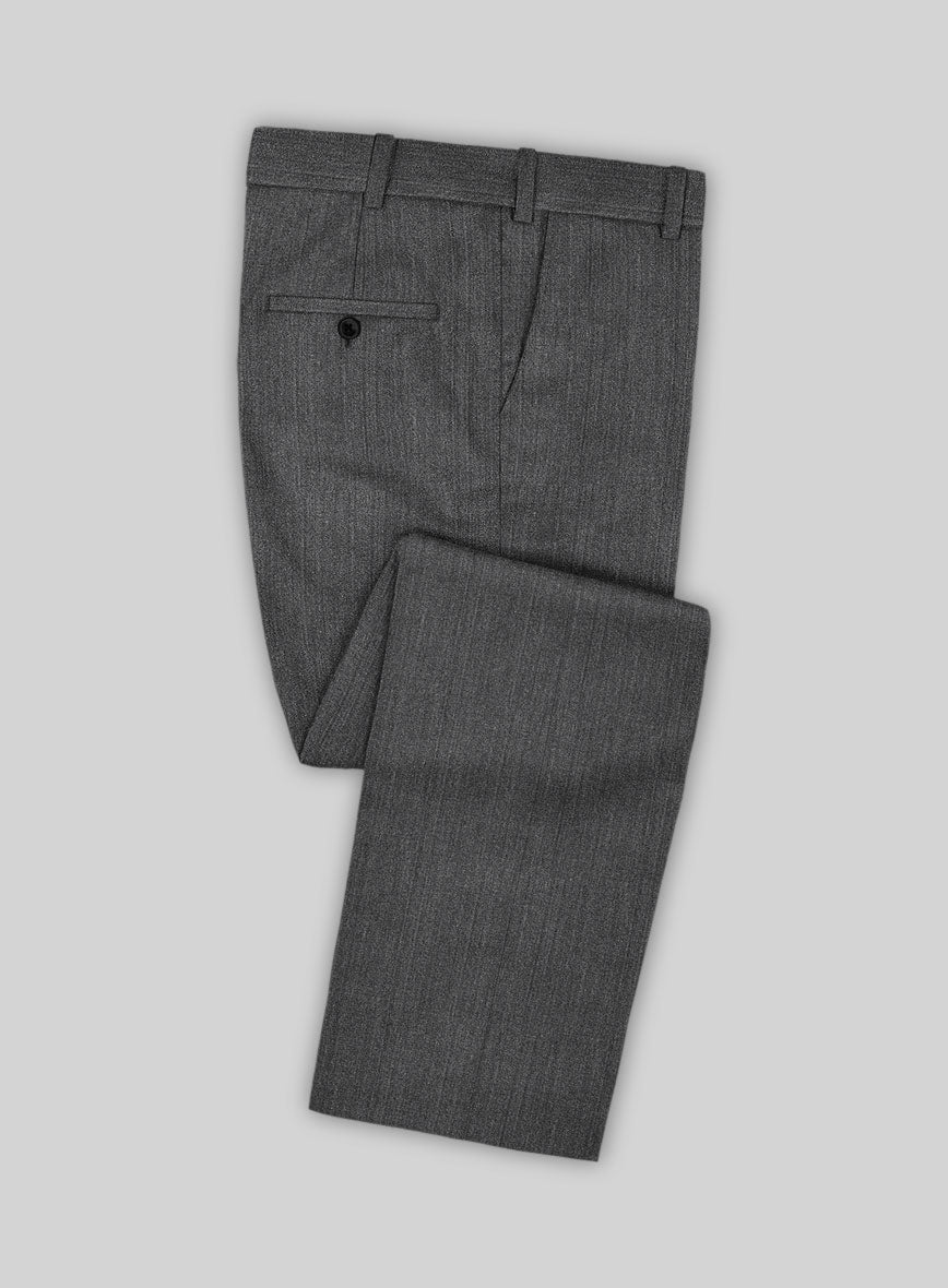 Napolean English Charcoal Wool Suit - StudioSuits