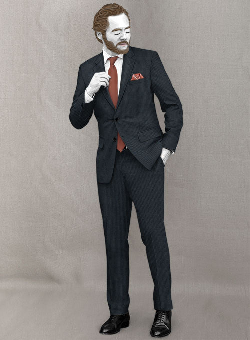 Napolean Gol Wool Suit - StudioSuits