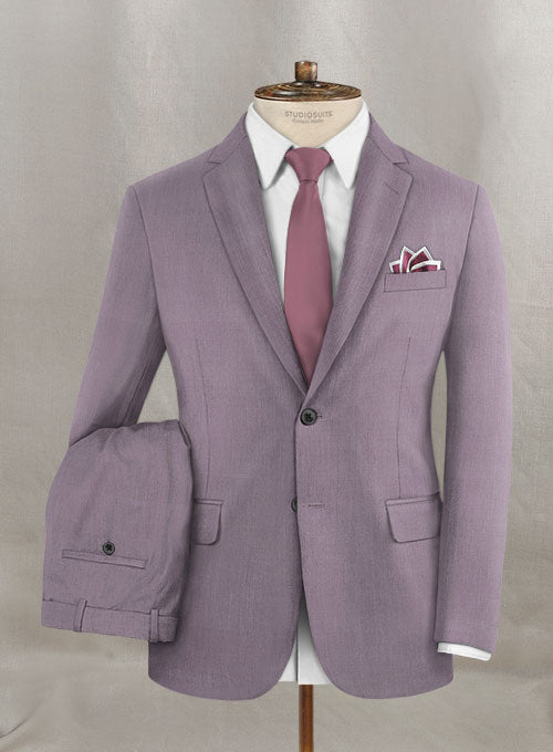Napolean Lavander Wool Suit - StudioSuits